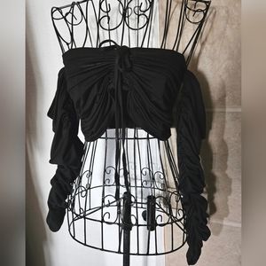 Capella Off-the-Shoulders Crop Top